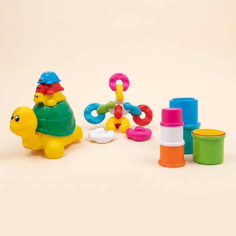 Funskool Pull, Stack & Link Toy Set view 2