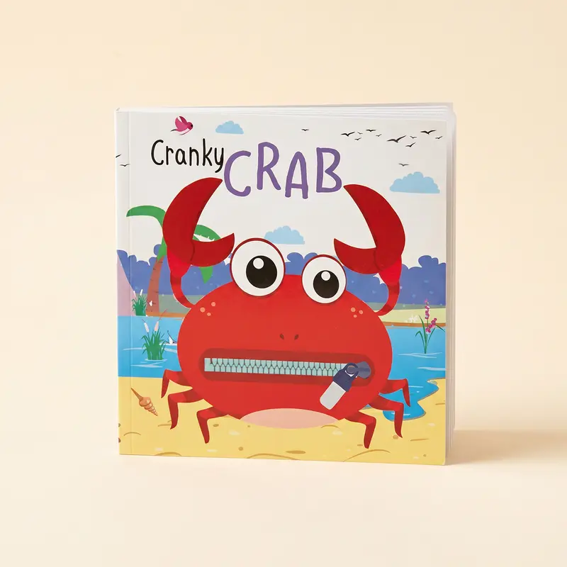Cranky Crab - Story Board Book with Zip view 2