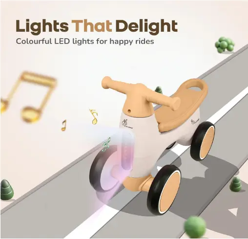 R for Rabbit Speedster Glider Push Ride on Car view 2