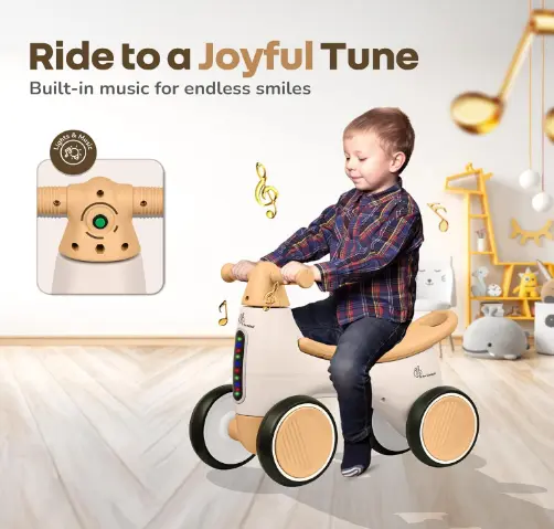 R for Rabbit Speedster Glider Push Ride on Car view 3