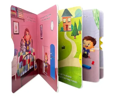 Push & Pull Board Book - My First Day At School view 2