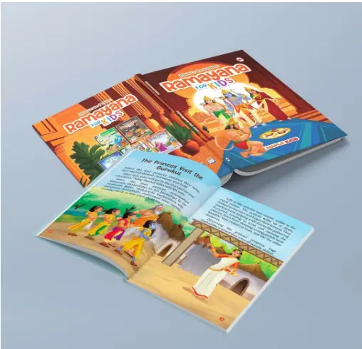 Illustrated Tales Ramayana Book for Kids view 3