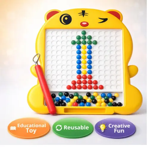 Magnetic Drawing Board for Kids Tiger Shape view 2