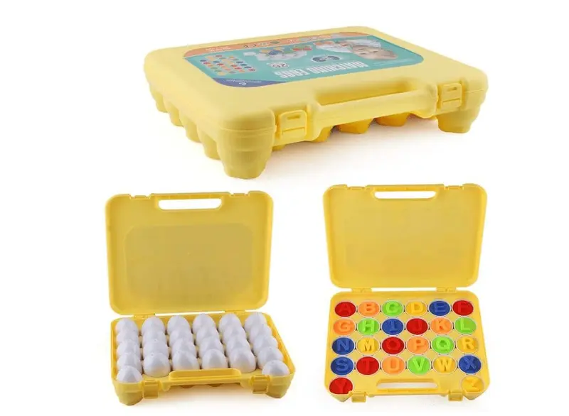 Matching Eggs 26PCS ABC Alphabet Color Sorter view 2
