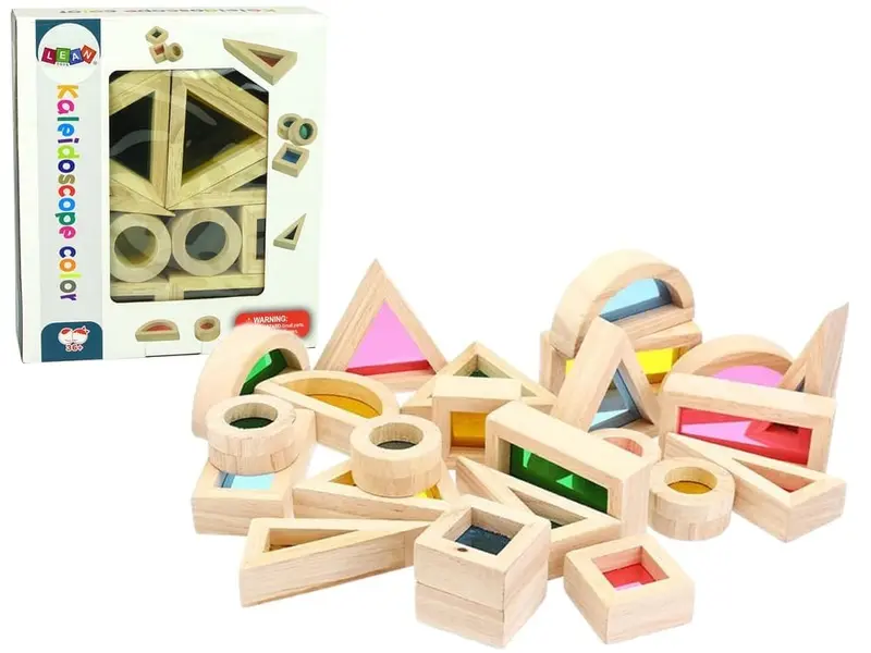 Wooden Colourful Kaleidoscope view 2