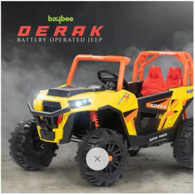 Baybee DERAK Battery Operated Jeep - Orange/Red