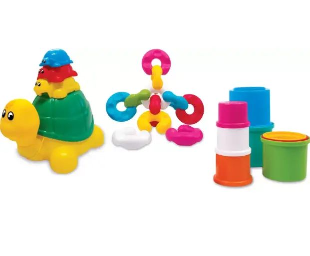 Funskool Pull, Stack & Link Toy Set view 4