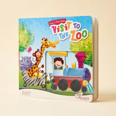 Push & Pull Board Book Visit to the zoo