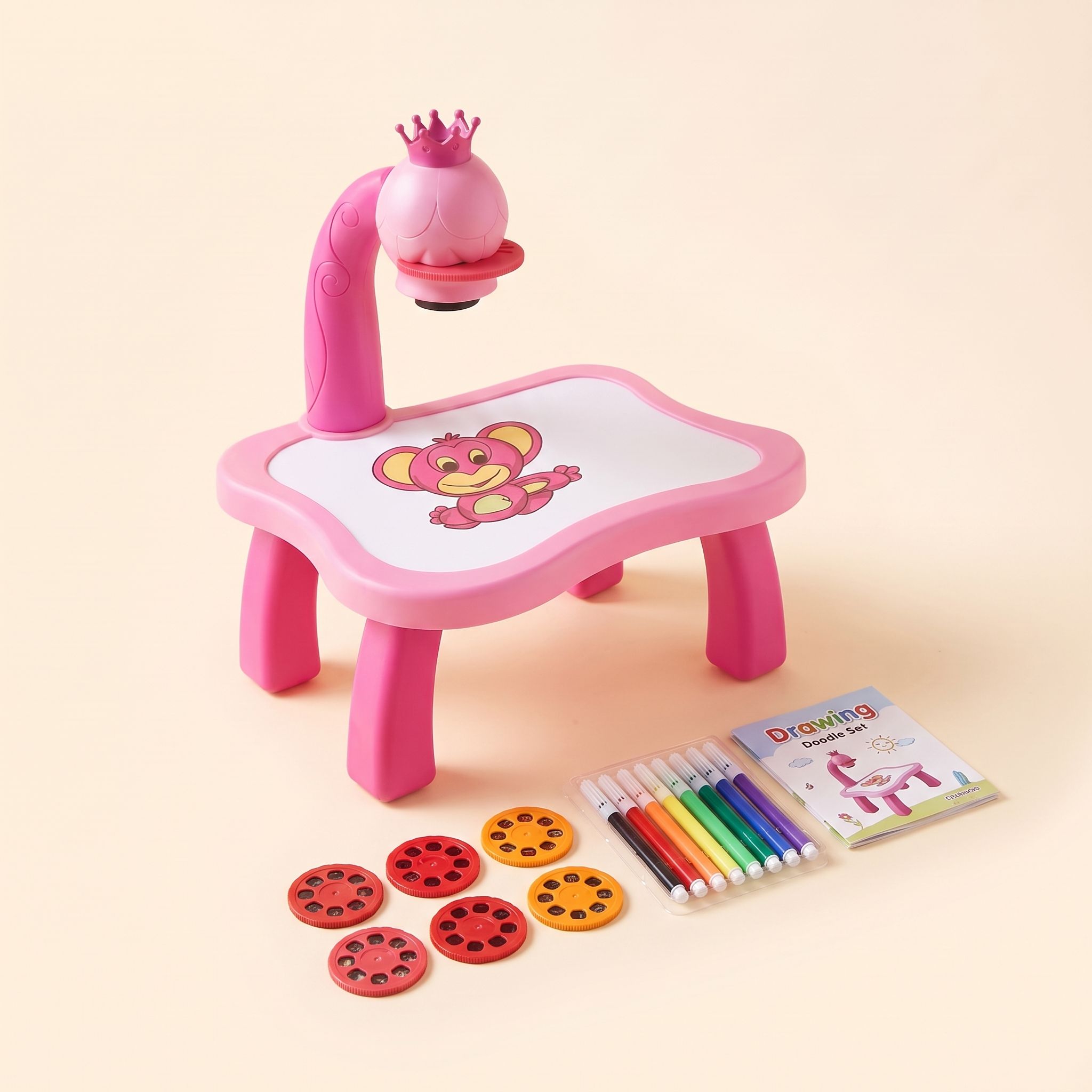 Drawing Projector Table Set  Led Magic Doodle Board Kit for Kids view 3