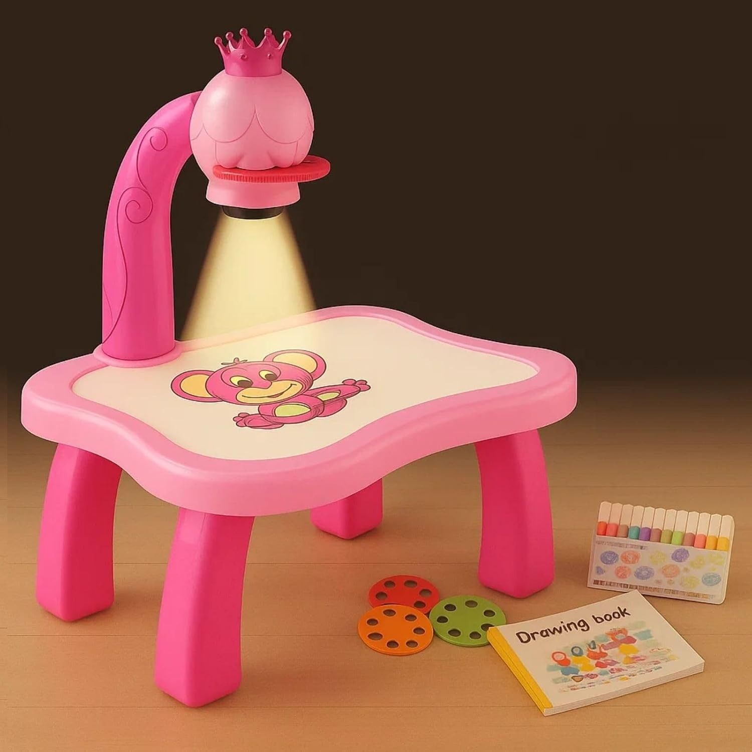 Drawing Projector Table Set  Led Magic Doodle Board Kit for Kids view 4