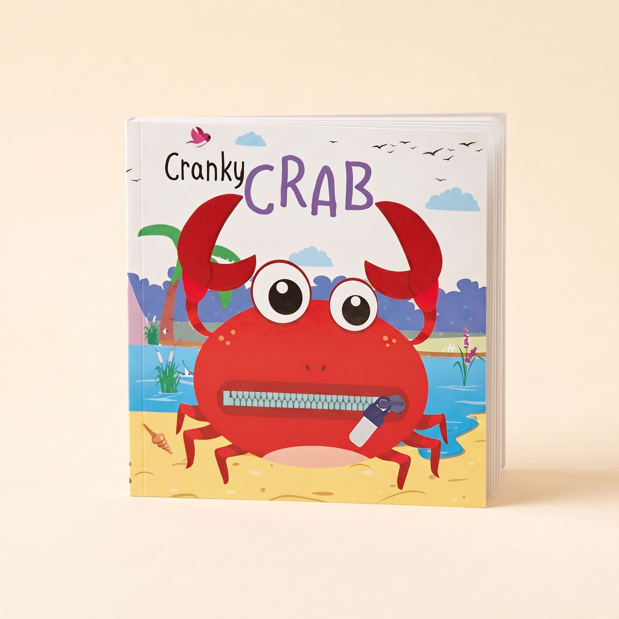 Cranky Crab - Story Board Book with Zip