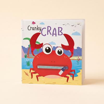 Cranky Crab - Story Board Book with Zip