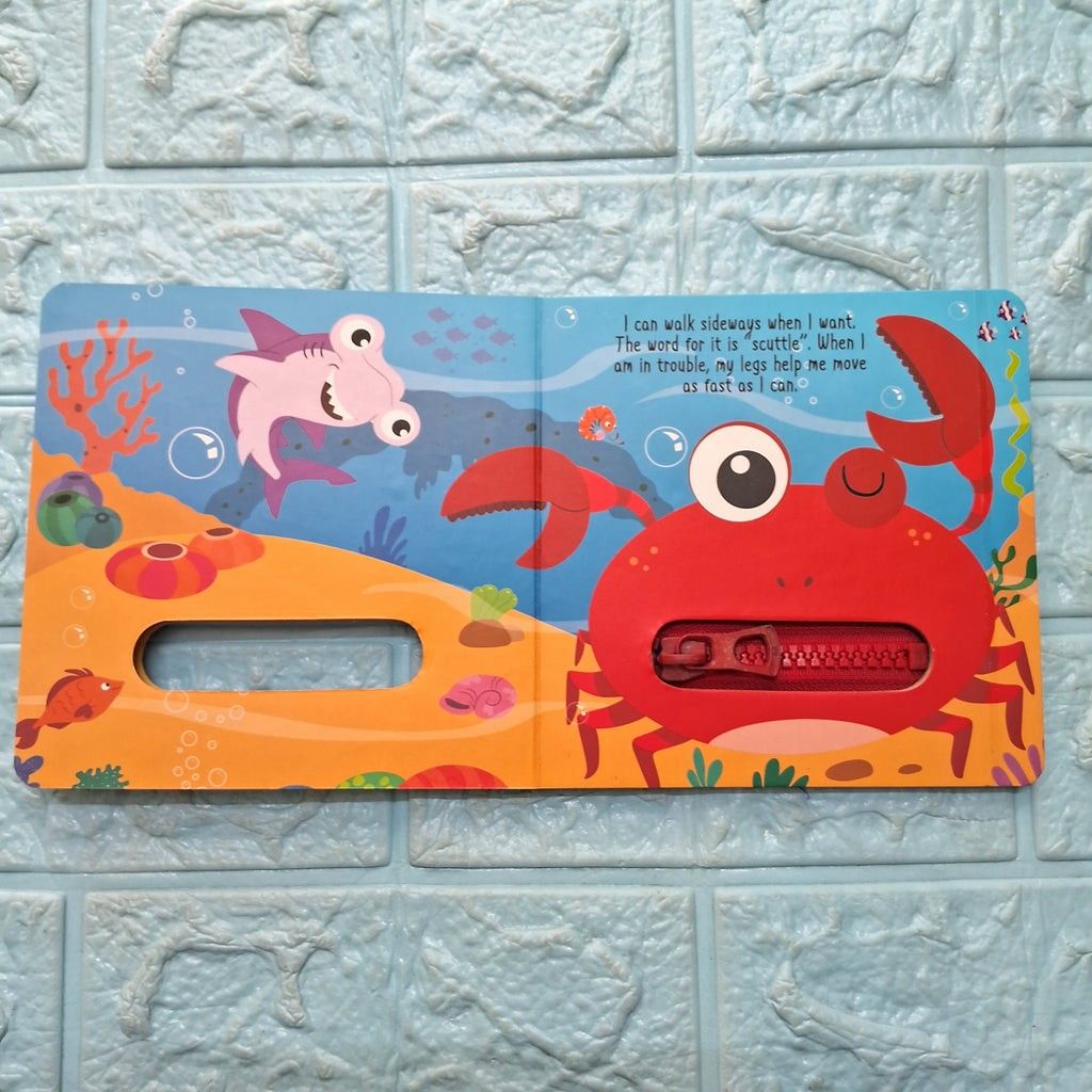 Cranky Crab - Story Board Book with Zip view 3