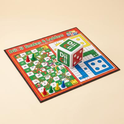 Diicii Snakes & Ladders & Ludo Classic Dice Game