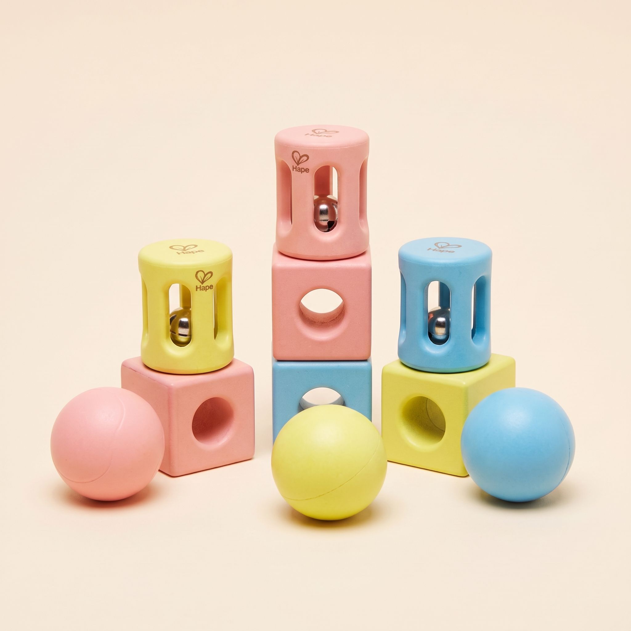 HAPE Geometric Rattle Trio