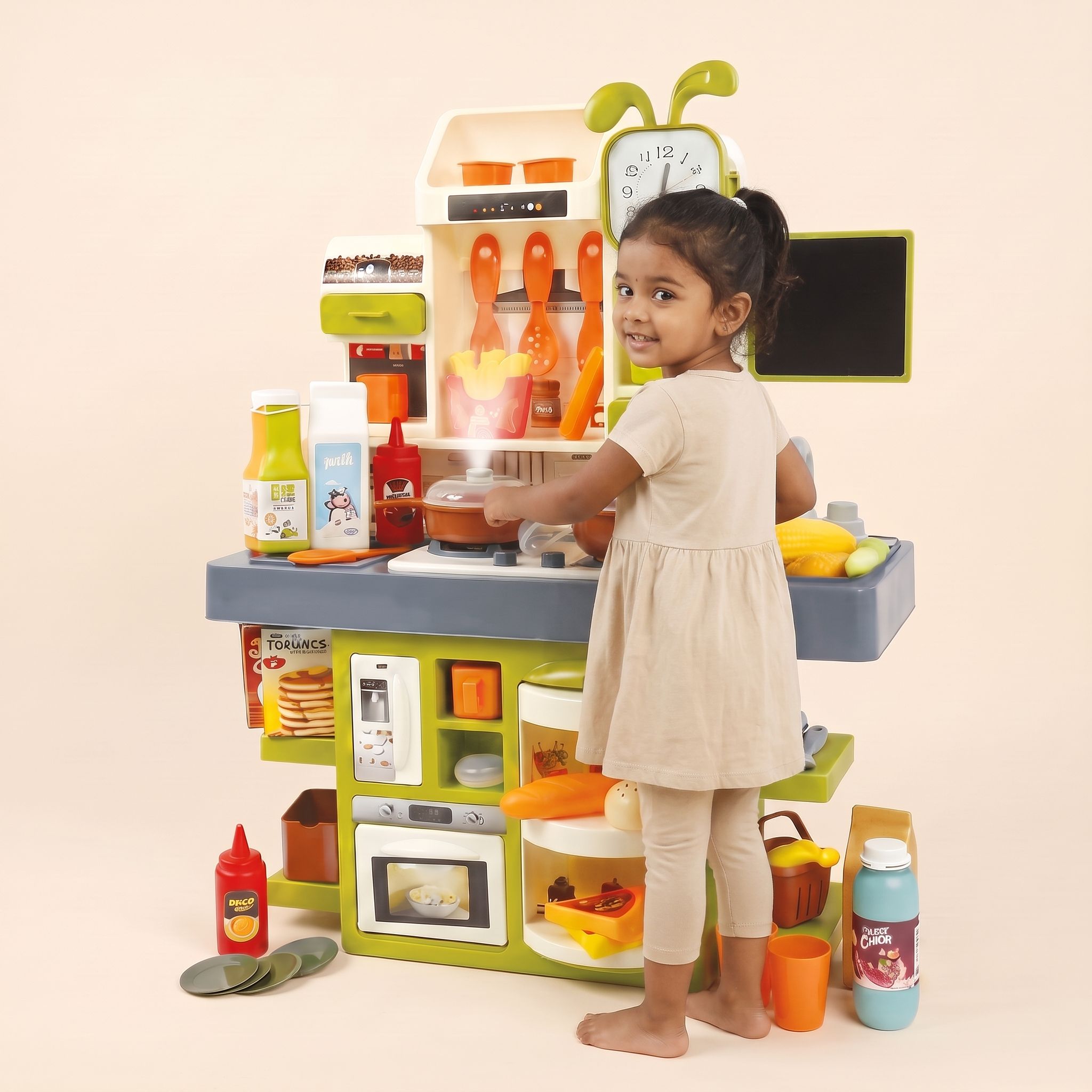 Little Chef's Paradise Pretend Play Kitchen Set for Kids