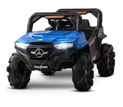 Baybee Viper Rechargeable Battery Operated Electric Jeep - Red/Blue