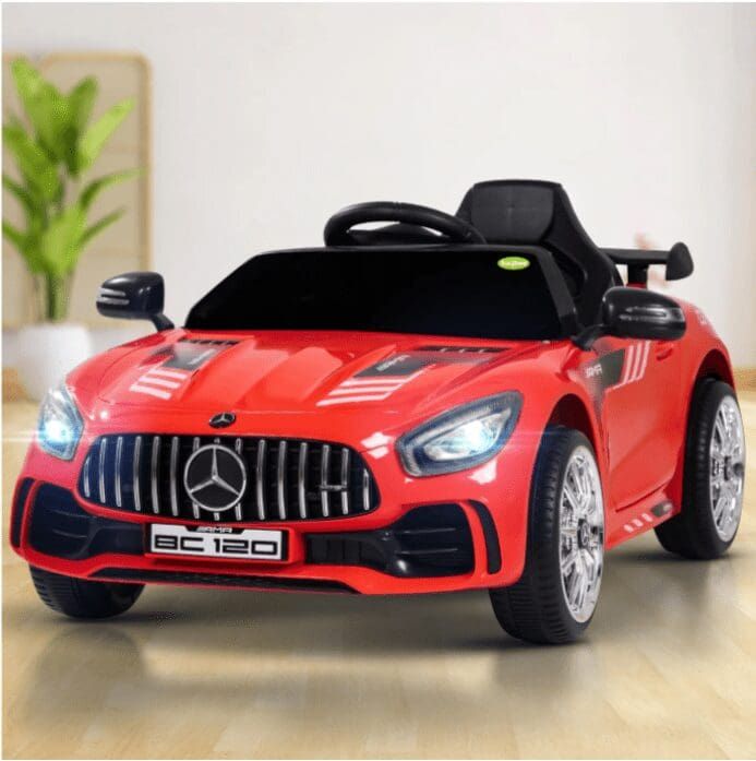 Spyder Pro Battery Operated Car - White/Yellow/Red view 3