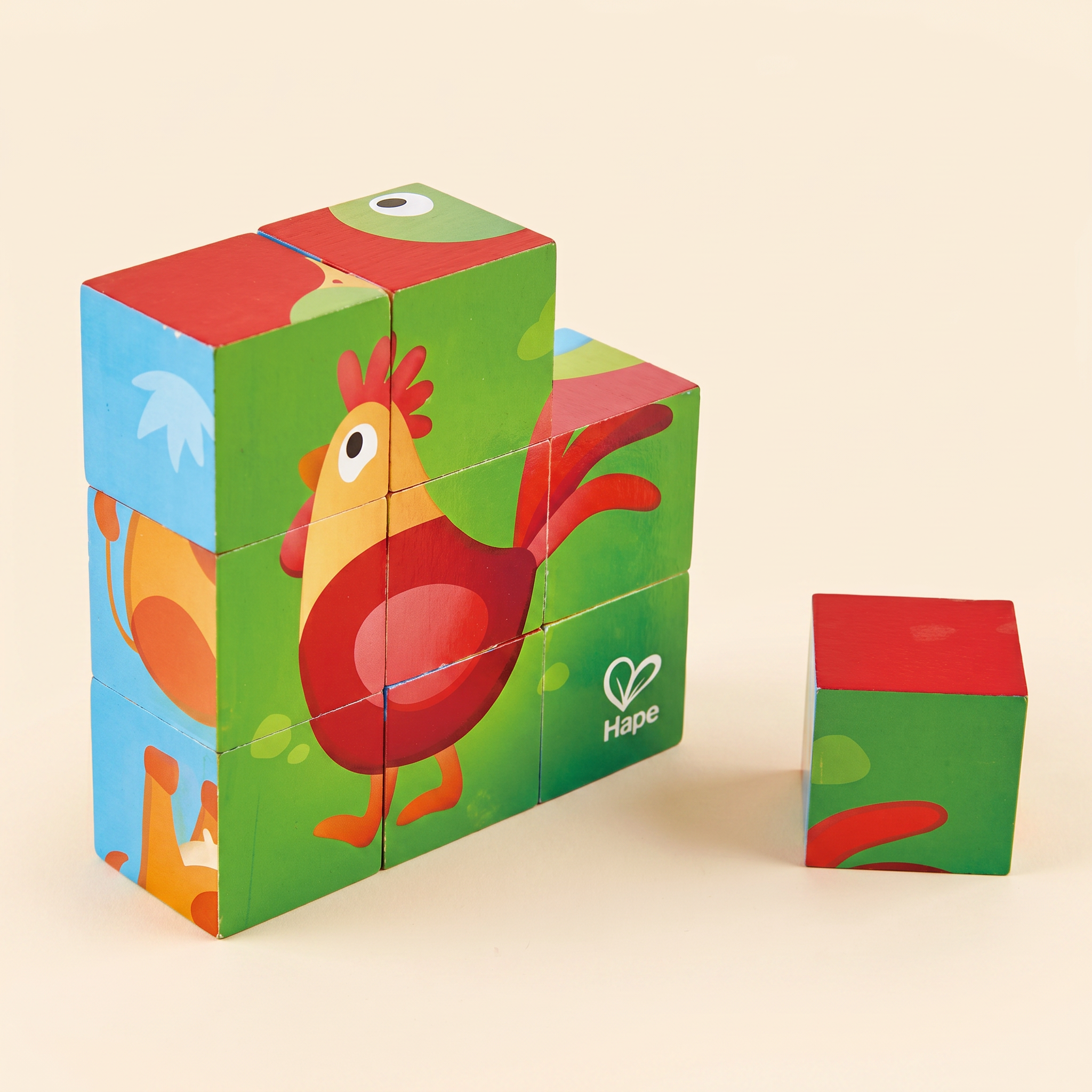 HAPE Farm Animal Puzzle Block
