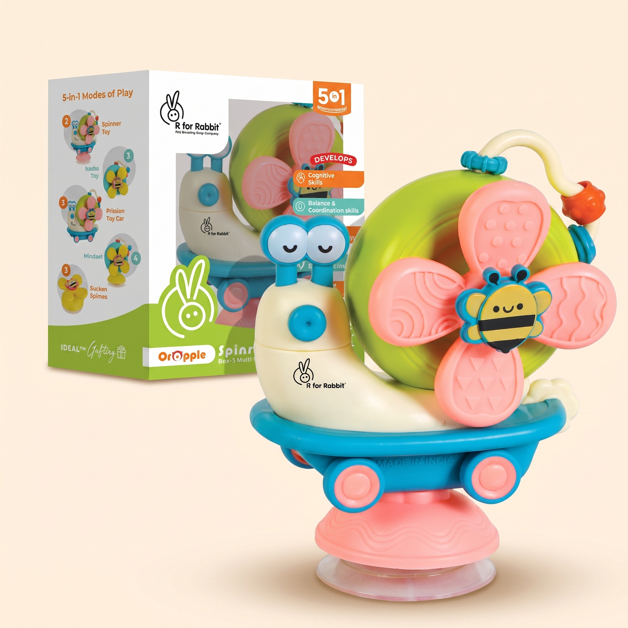 Spinster 5 in 1 Multi Functional Toy