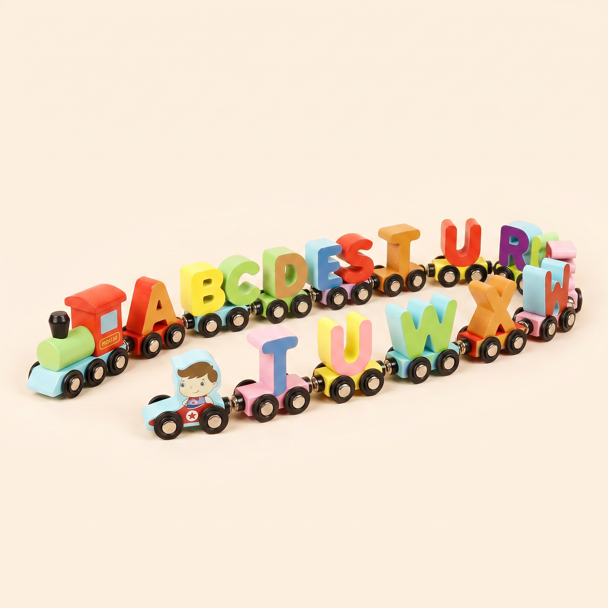 Montessori Learning Alphabet Magnetic Trai