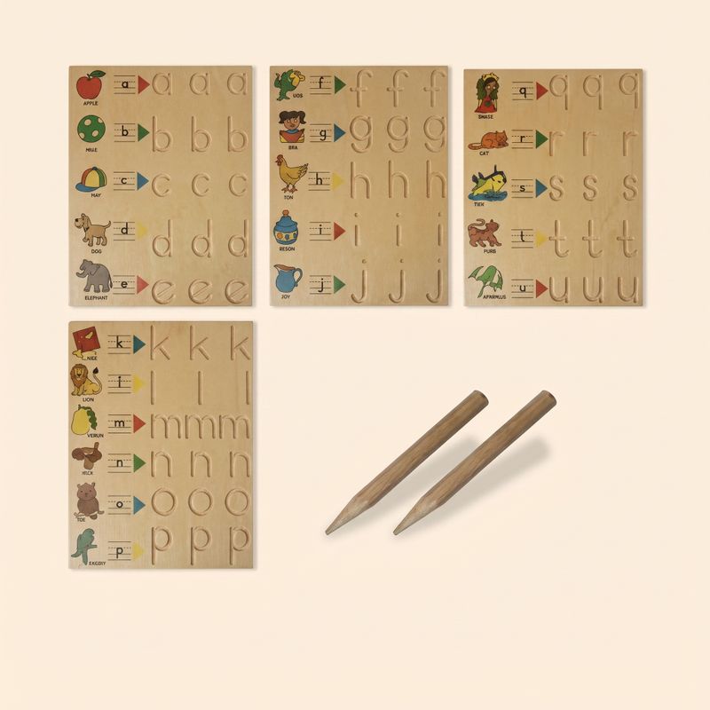Hi Life Tracing Board Alphabets Lower Case with objects