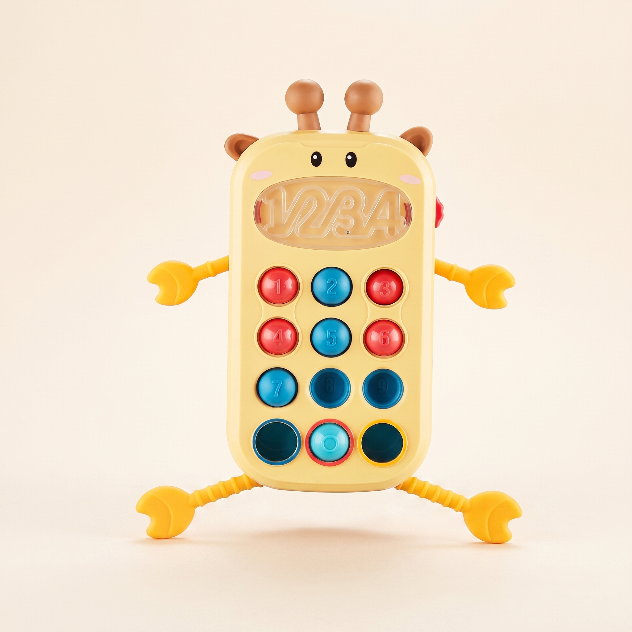 Deer Phone Pull String Toy