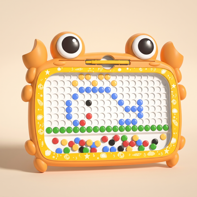 Magnetic Dot Art Drawing Board for Kids Large Crab Magnetic