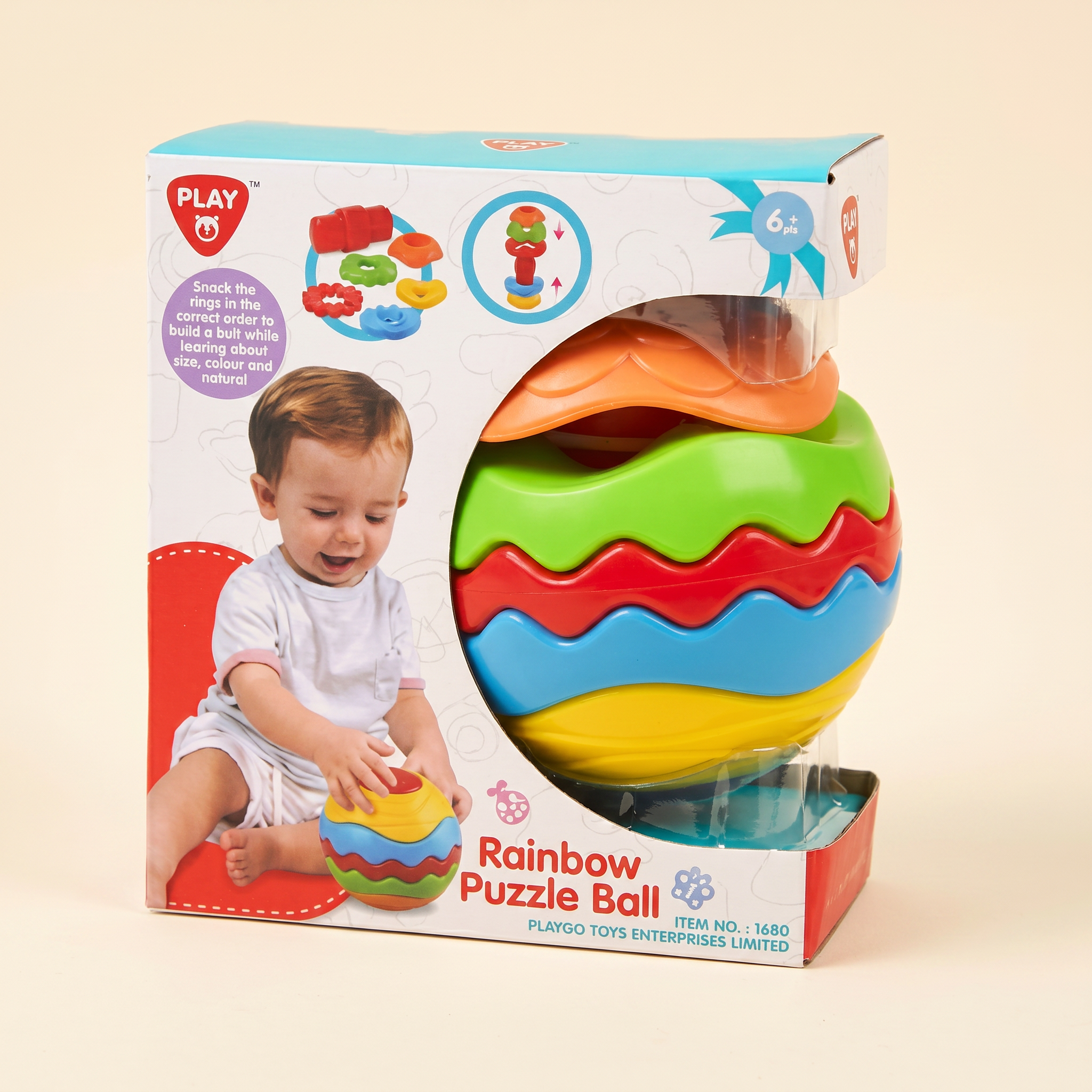 Play Go Rainbow Puzzle Ball