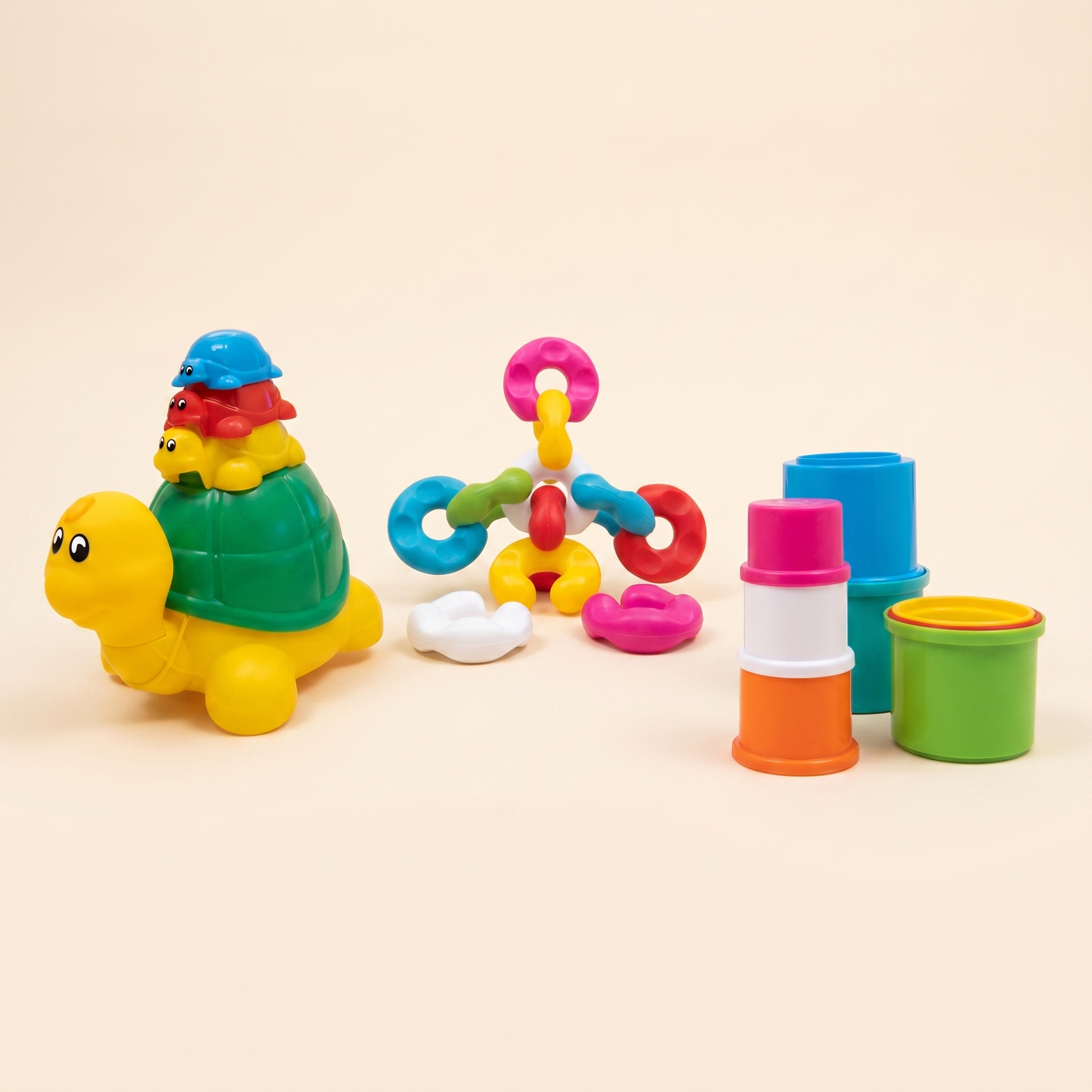 Funskool Pull, Stack & Link Toy Set
