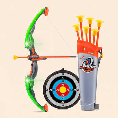 Archery Bow and Arrow with Target