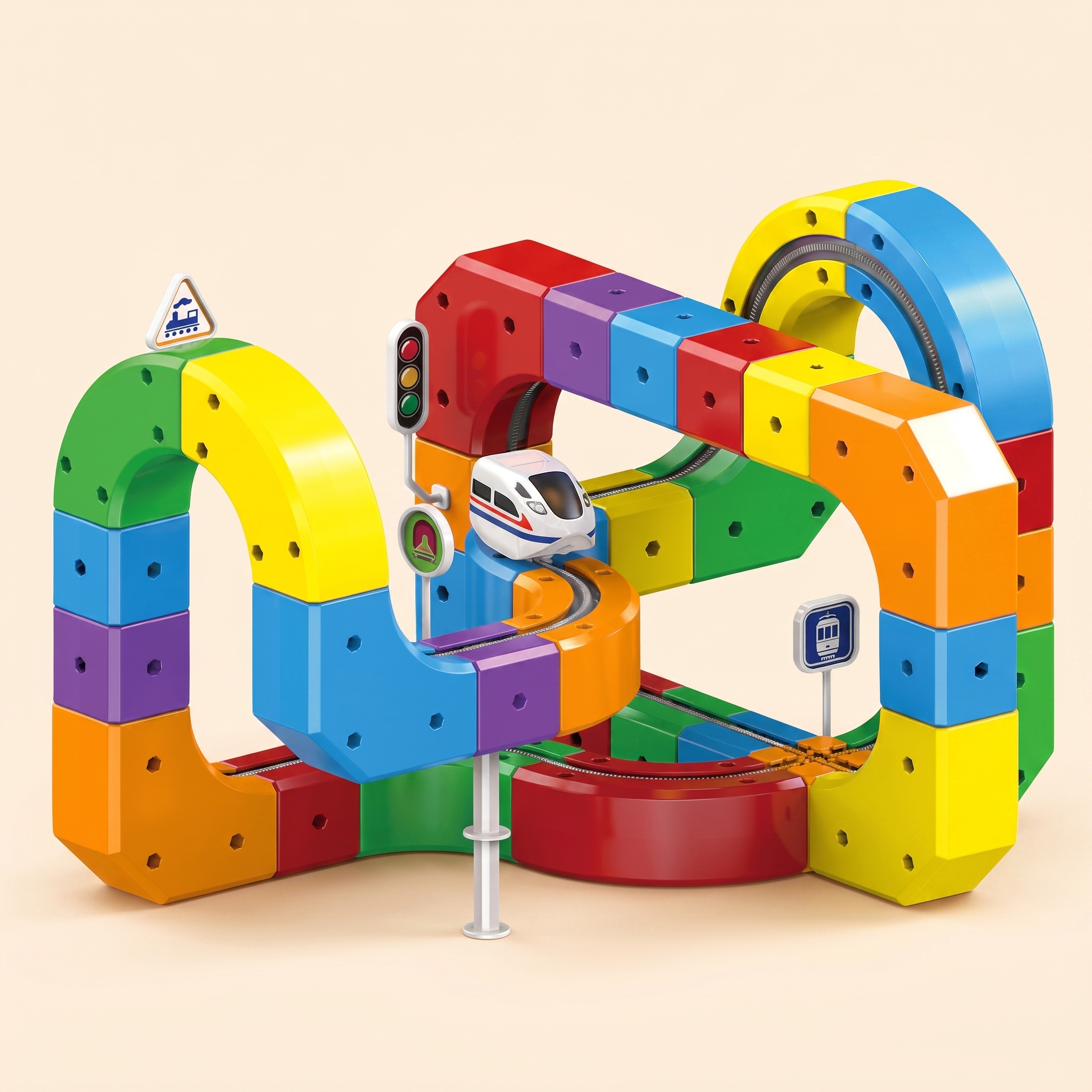Magnetic Levitation Orbital train set