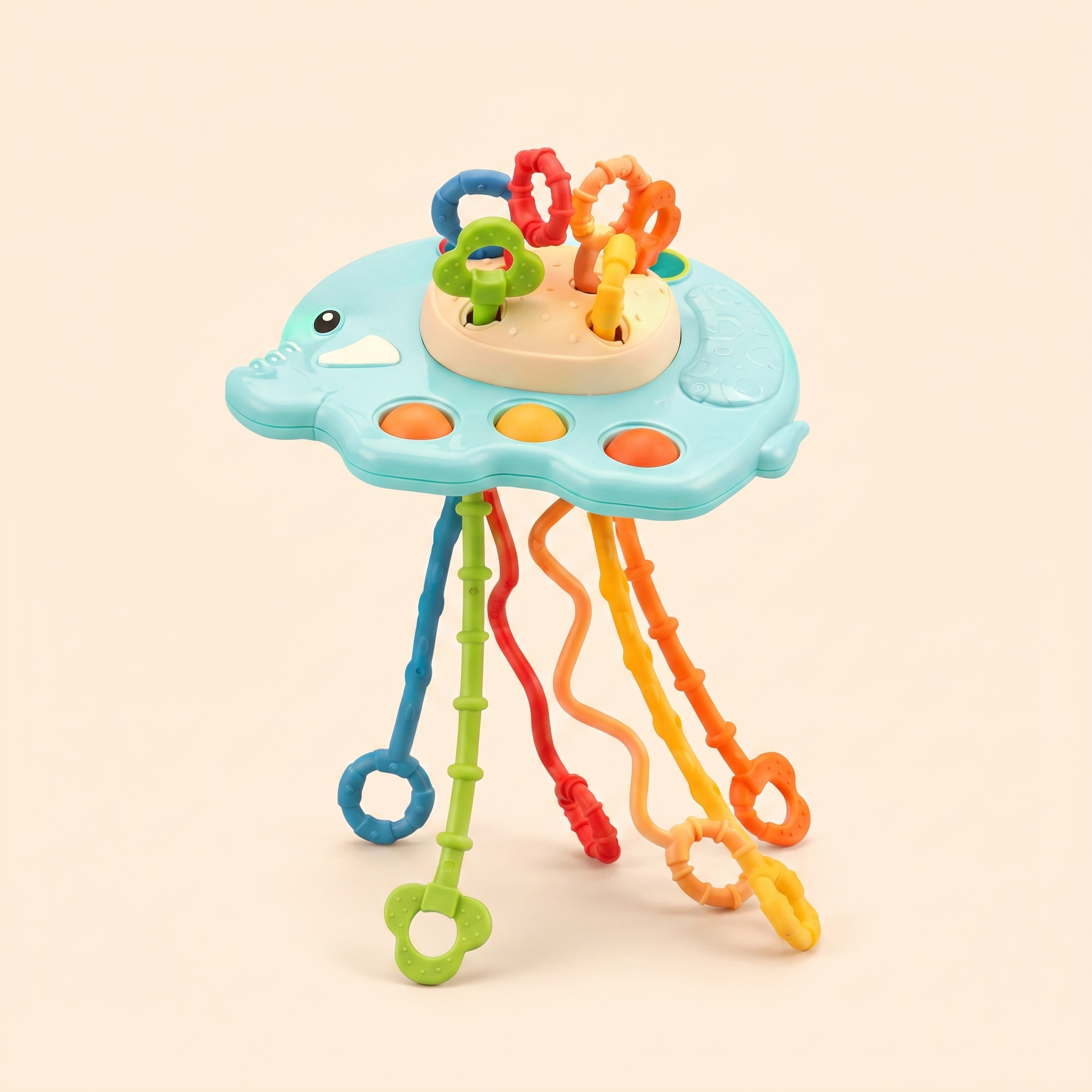 Elephant Pull String Sensory Toy