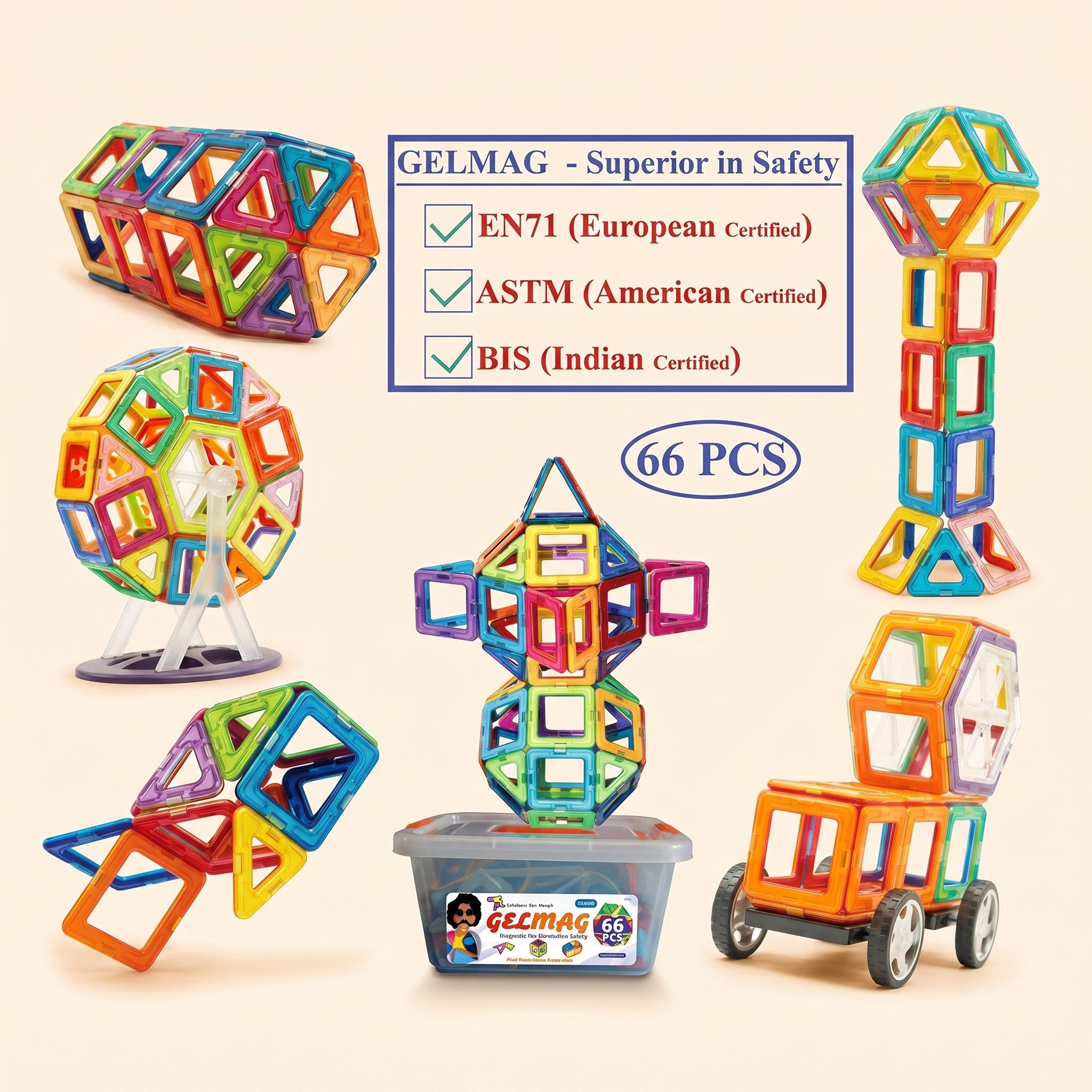 Magna Tiles with Wheels