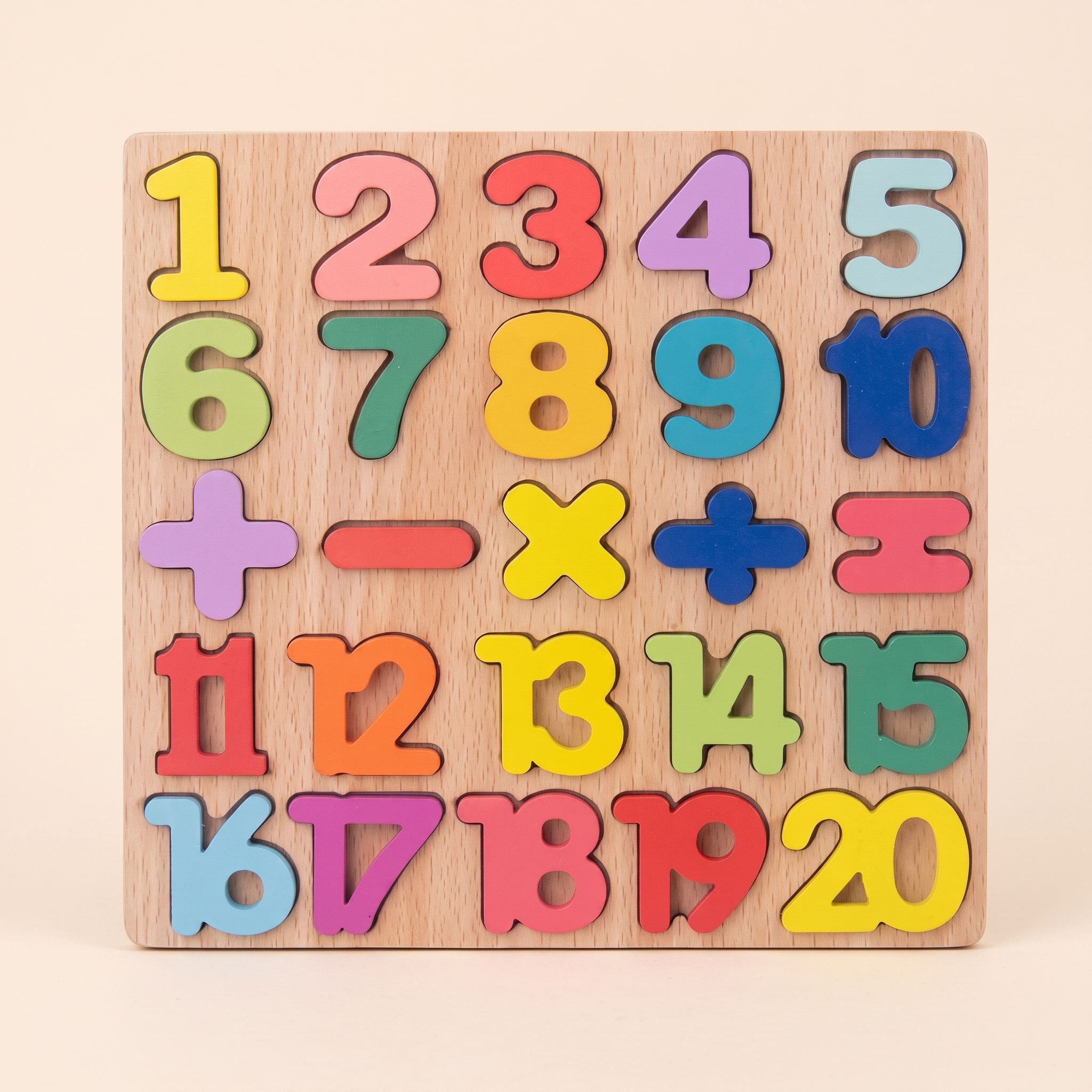 wooden Numbers Puzzles for Kids
