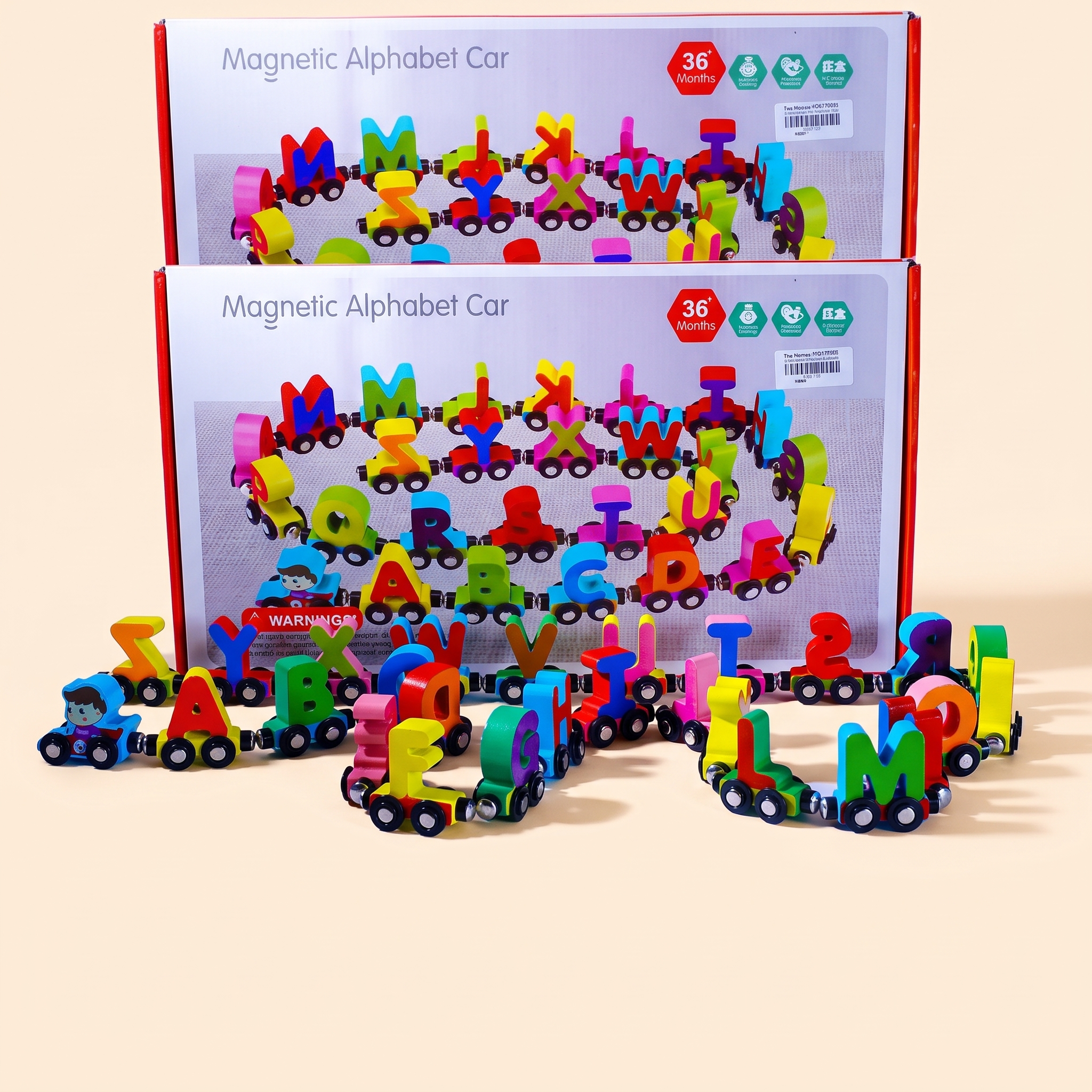 Magnetic Alphabet Car