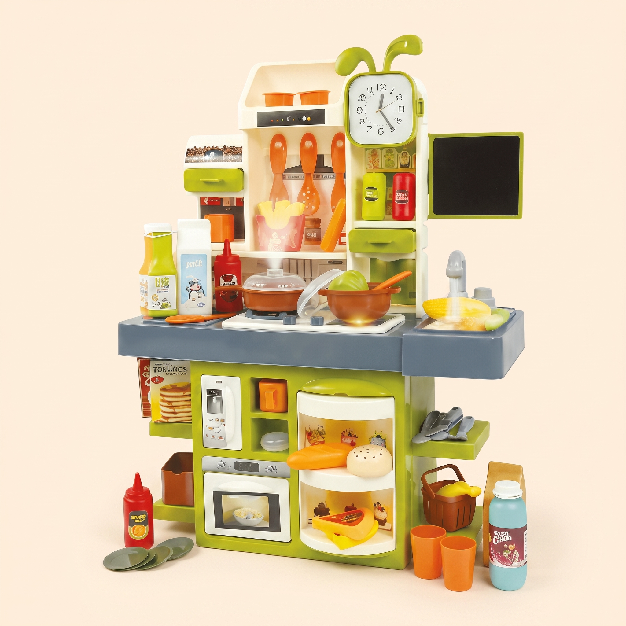 Little Chef's Paradise Pretend Play Kitchen Set for Kids