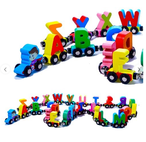 Magnetic Alphabet Car view 3