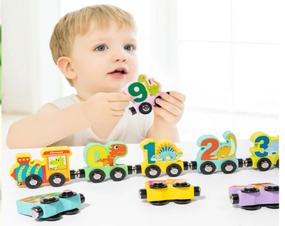 magnetic number train