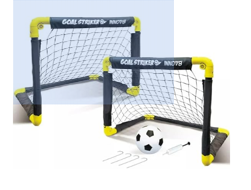 Folding Double Mini Soccer Goalset view 3