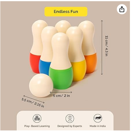 Colorful Wooden Early Home School Toy set of 2 view 4