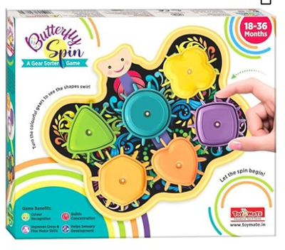 butterfly spin a gear sorter game