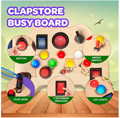 Montessori Busy Board Toy-Clap store