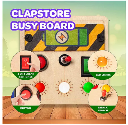 Montessori Busy Board&nbsp;Toy-Clap store view 3