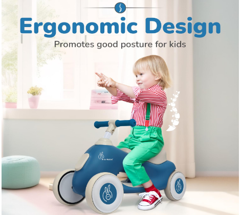 R for Rabbit Speedster Zoomy Push Ride-On view 2
