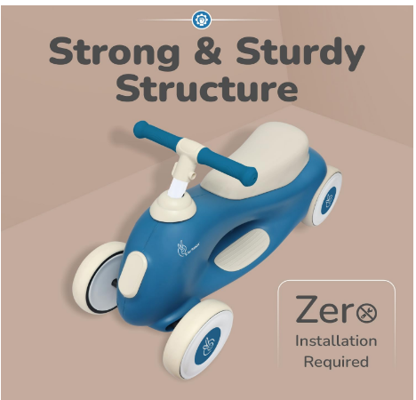 R for Rabbit Speedster Zoomy Push Ride-On view 3