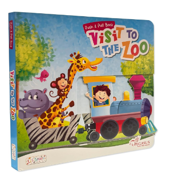 Push & Pull Board Book Visit to the zoo