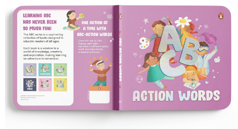 ABC Series- Action Words Board Book view 2