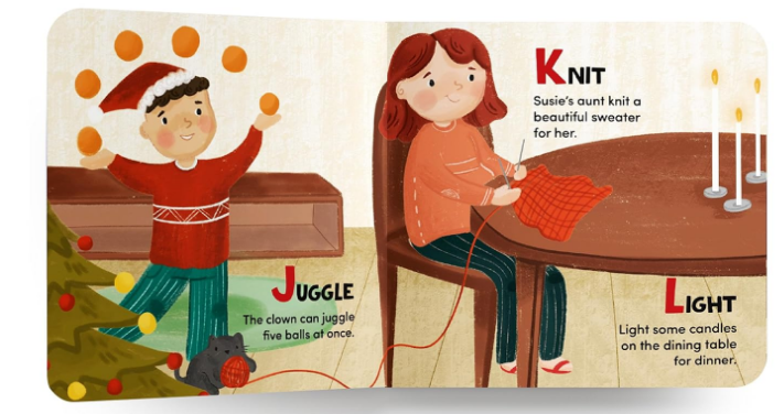 ABC Series- Action Words Board Book