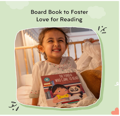 The Panda Who Came to Read Board Book